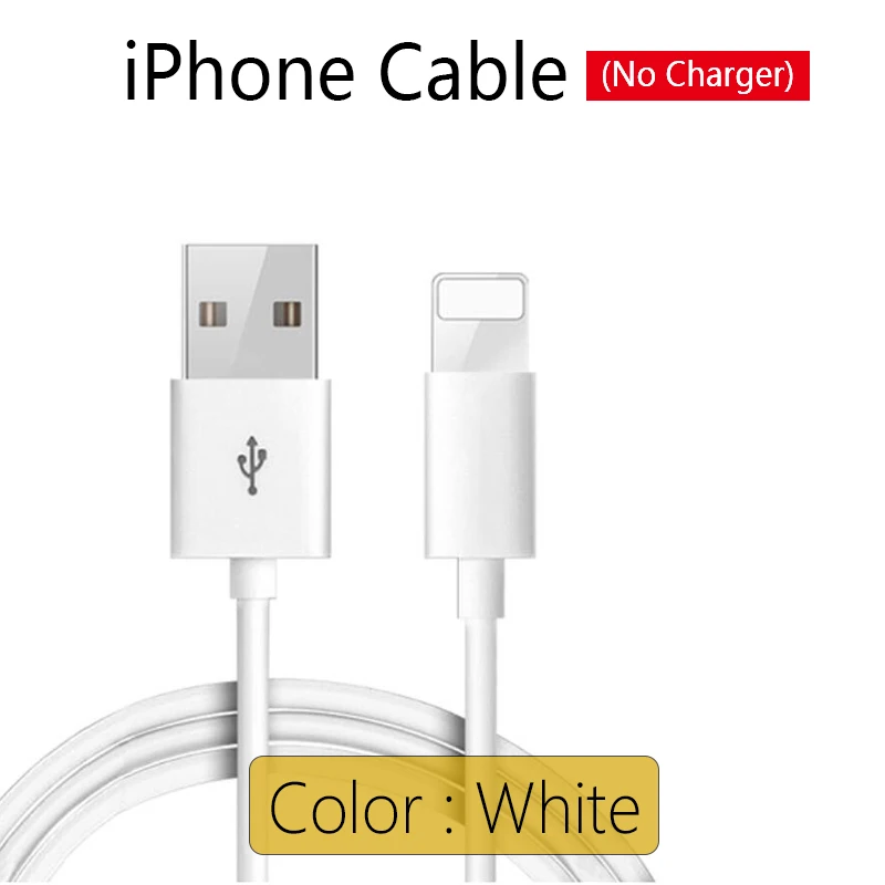 For ios Only Cable 4 Порты 5V 2.1A дорожное зарядное устройство USB Зарядное устройство адаптер Портативный для iPhone samsung телефон Зарядное устройство Micro Тип-C кабель для быстрой зарядки - Тип штекера: For ios Only Cable