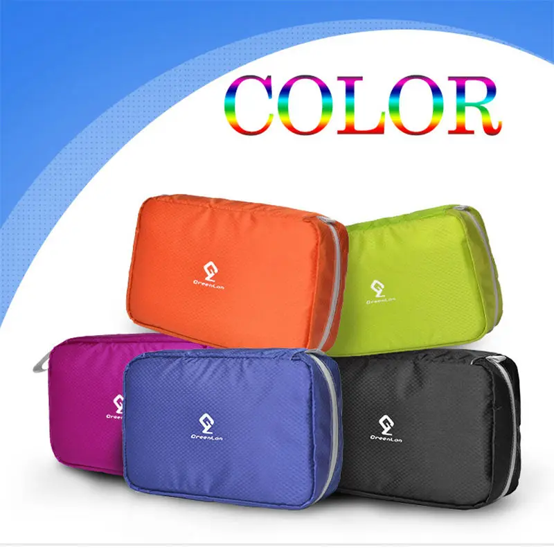 Женский нейлоновый дорожный органайзер для косметики водонепроницаемый