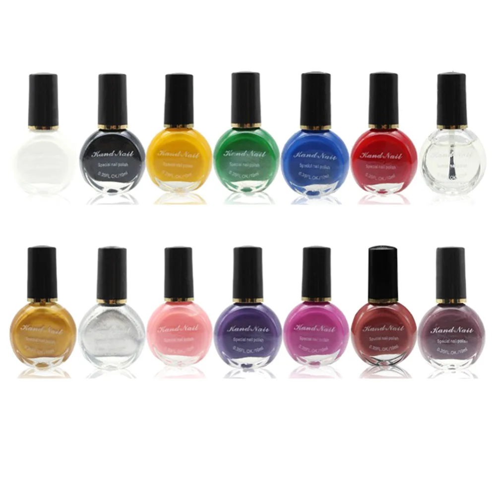 26 Colors Printing Flowers Nail Varnish Polish Color Painted | Красота и здоровье