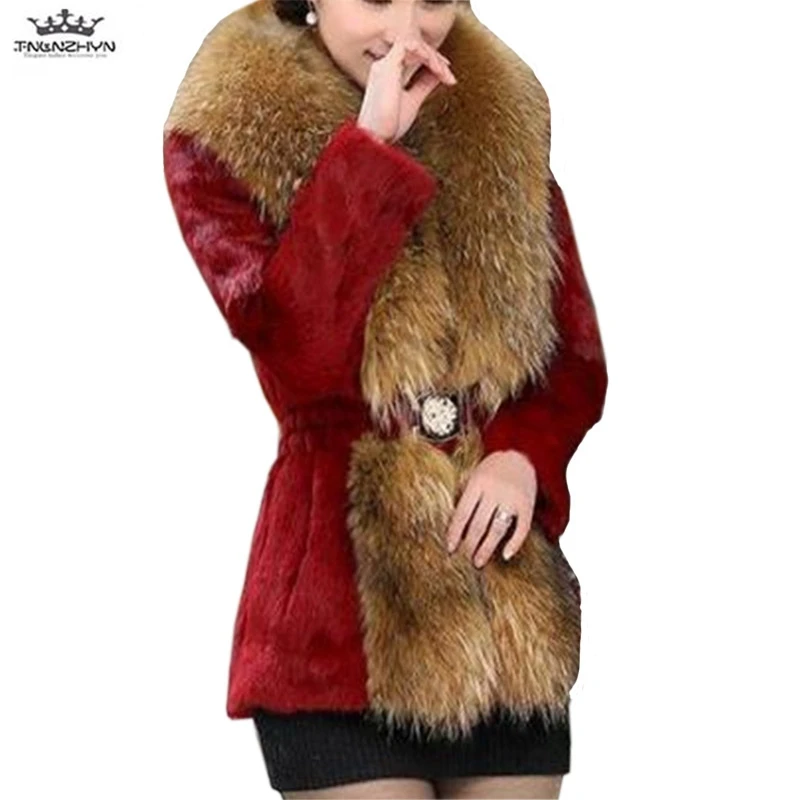 Новинка Осень зима 2019 женское меховое пальто из искусственной норки тонкое