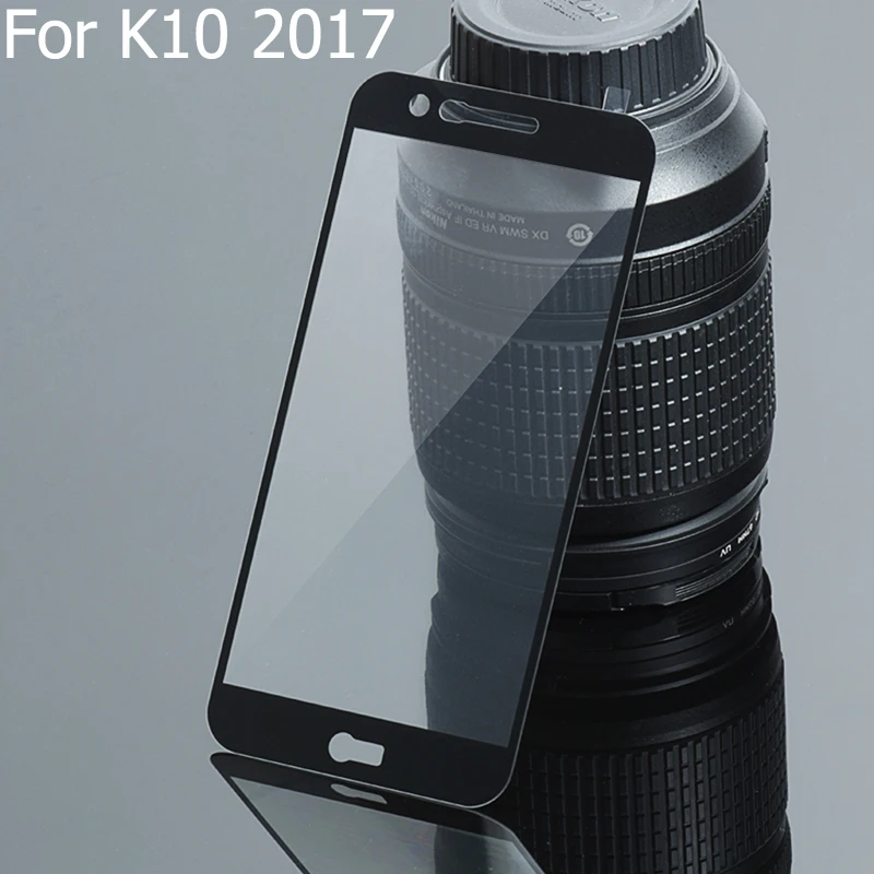 Закаленное стекло 2.5D с полным покрытием для LG K10 K8 2018 2017 Защитная пленка экрана V30