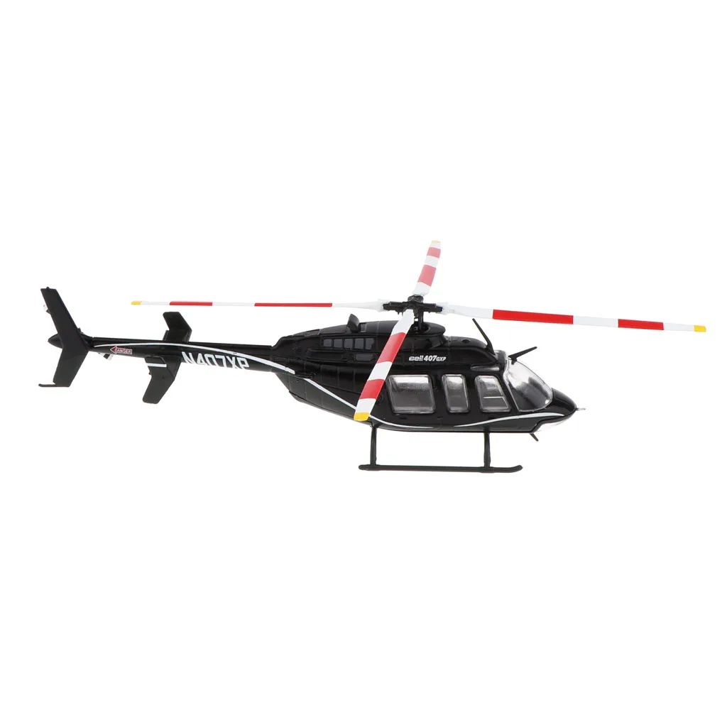 1/72 Scale Metal Alloy Diecast Helicopter Model Airforce Aircraft Plane Model Kids Toys Birthday Gifts Desktop Decor(Black