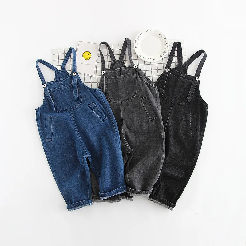 

Children Denim Overalls Baby Boys and Girls Fashion Casual Cowboy Overalls Toddler Girl Harem Pants Baby Casual Jeans Jumpsuits