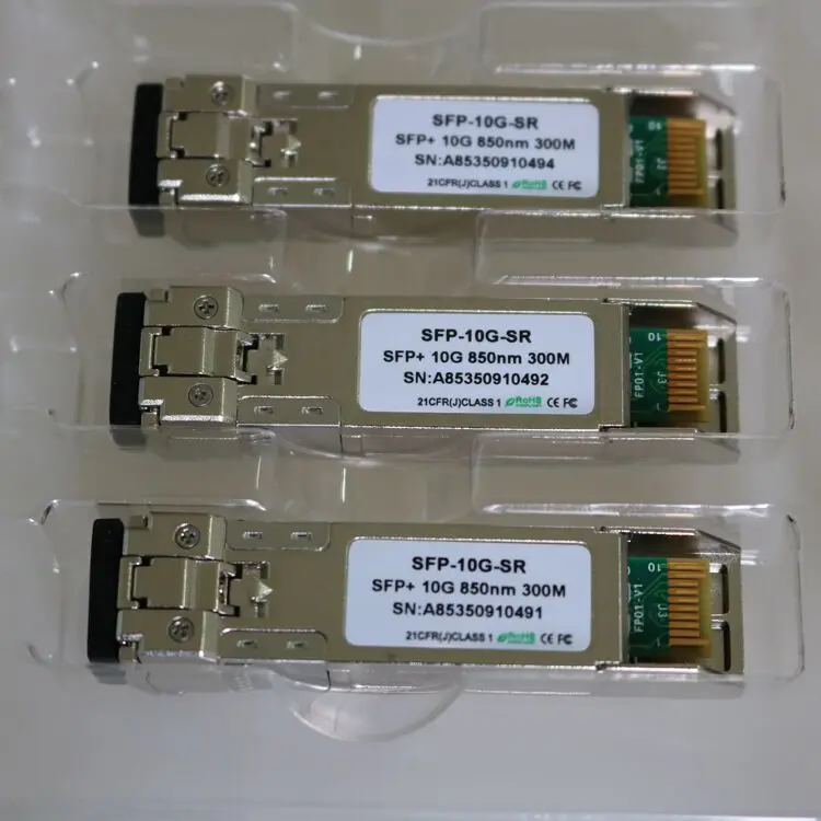 Новый 10G-SFPP-SR парча совместимый SFP + 10G SR 300M оптический модуль приемопередатчика |