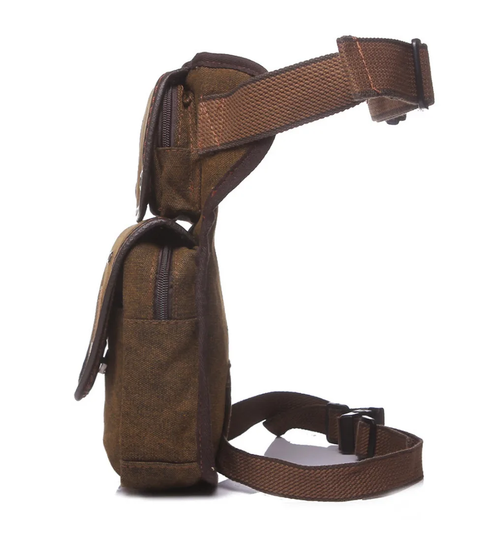 Высокое качество холщовая/нейлоновая мужская сумка на пояс военная дорожная