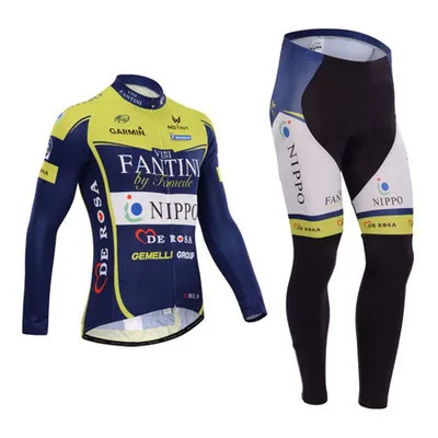 2014 Vini Fantini Pro Cycling Jersey Bicycle Clothing Long Sleeve (bib) Pants Quick Dry Breathable Ropa Ciclismo | Спорт и