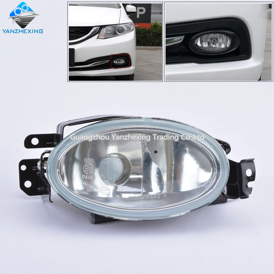 Противотуманные фары 2 шт. противотуманные переднего бампера для Honda For Civic 2014 2015