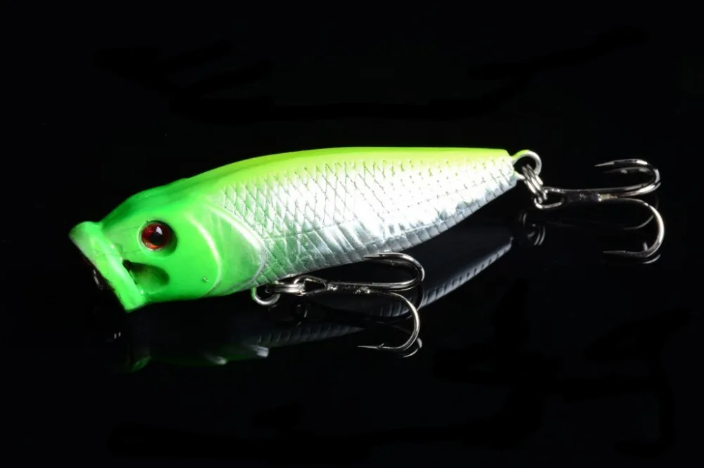 6PCS/lot Good Price Wholesale Plastic Soft Popper Fishing Lures 9.2g/6.5cm | Спорт и развлечения
