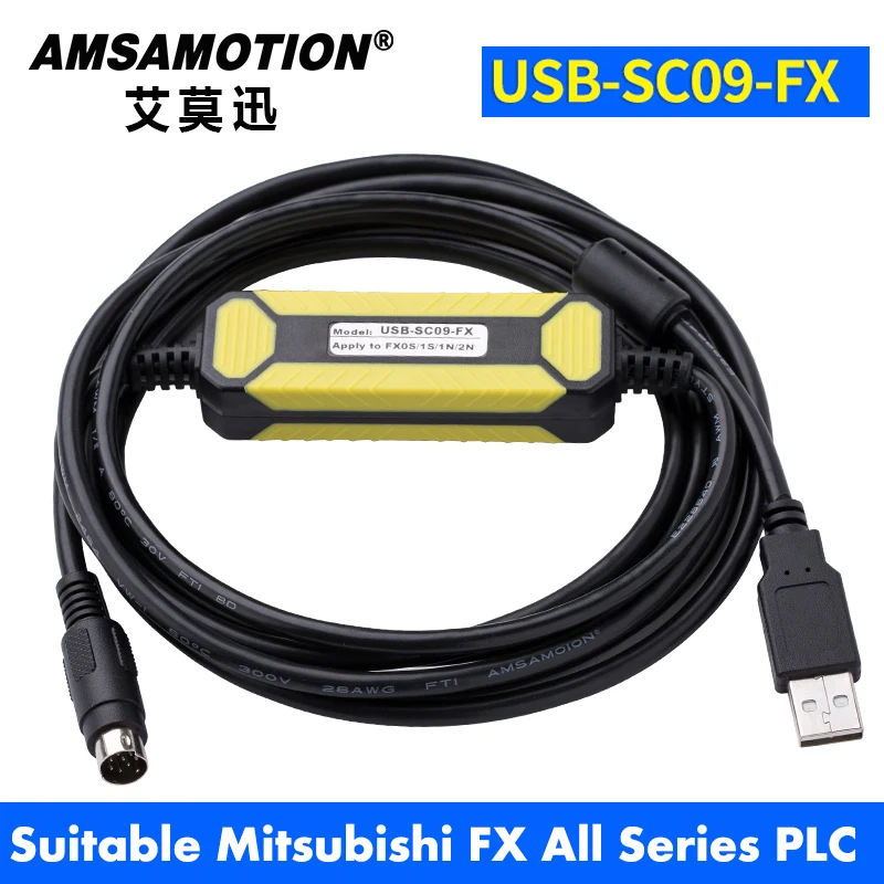 USB-SC09-FX для Mitsubishi PLC Кабель для программирования FX0N FX1N FX2N FX0S FX1S FX3U FX3G серии Связь кабель