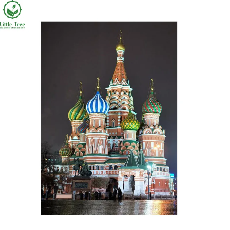Красная площадь в Москву Россия алмазная картина вышивка крестиком декорация