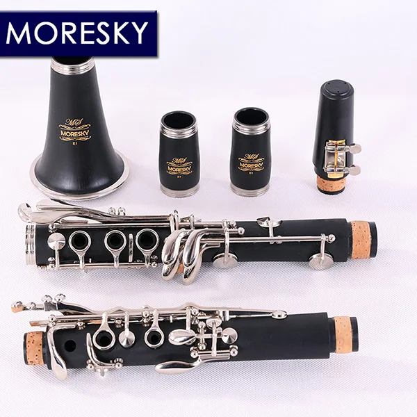 E1 MORESKY кларнет 17 ключ падающая Мелодия B/трубы ABS Материал корпуса кларнет - Цвет: E1