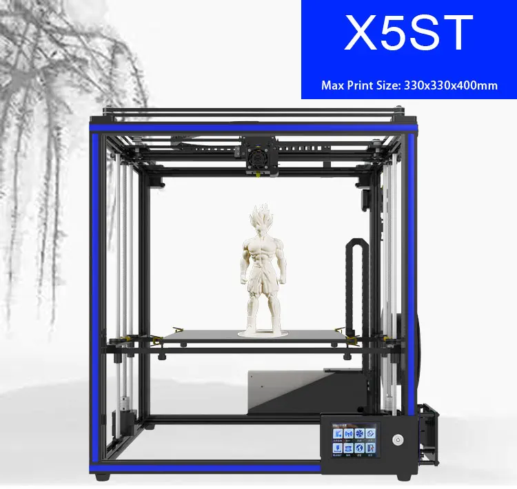 Tronxy X5ST 3d принтер с сенсорным ЖК-экраном обновленная версия материнская плата большой размер печати 330*330*400 мм