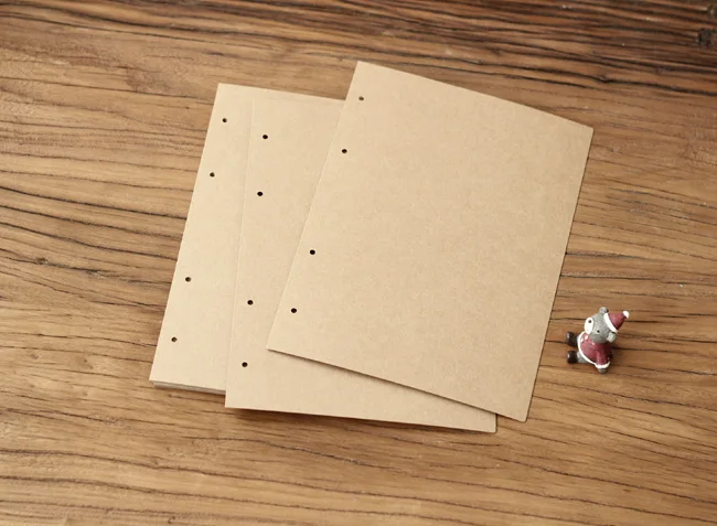 

A4 Size 30 Pcs Kraft Paper Sheets Card Blank Cover Wedding DIY Album Handmade Vintage Photo foto Scrapbook Photo Album