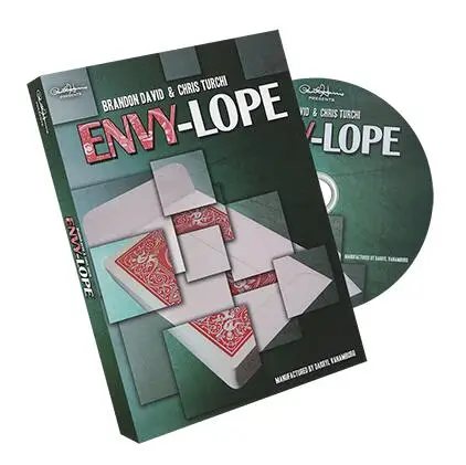Paul Harris Presents Envylope (Gimmick + DVD),Card Magic,Stage,Close Up Magic Tricks,Illusions,Magician Magia Toys