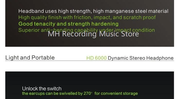 Takstar HD6000 профессиональный стерео Динамический DJ наушники монитор гарнитура музыкальные наушники запись пение черный