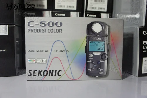 Sekonic C-500 набор измерителей цветовой температуры таблица традиционных измерений