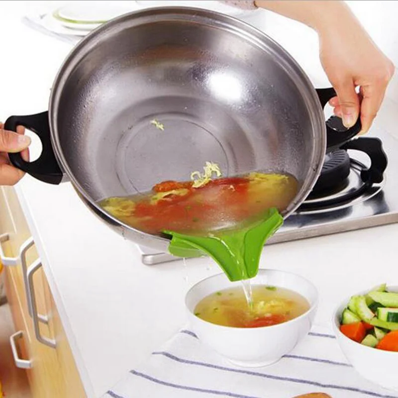 Творческий Кухня аксессуары силиконовая воронка Пособия по кулинарии