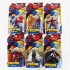 6 стилей супергерой Человек-паук Веном ящерица Карнаж ПВХ фигурка Коллекционная модель игрушки