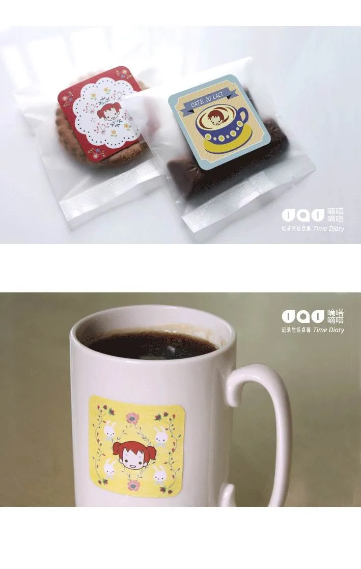 38 листов/Набор Kawaii мультфильм Мини бумажная наклейка s украшения DIY Скрапбукинг стикер канцелярские принадлежности