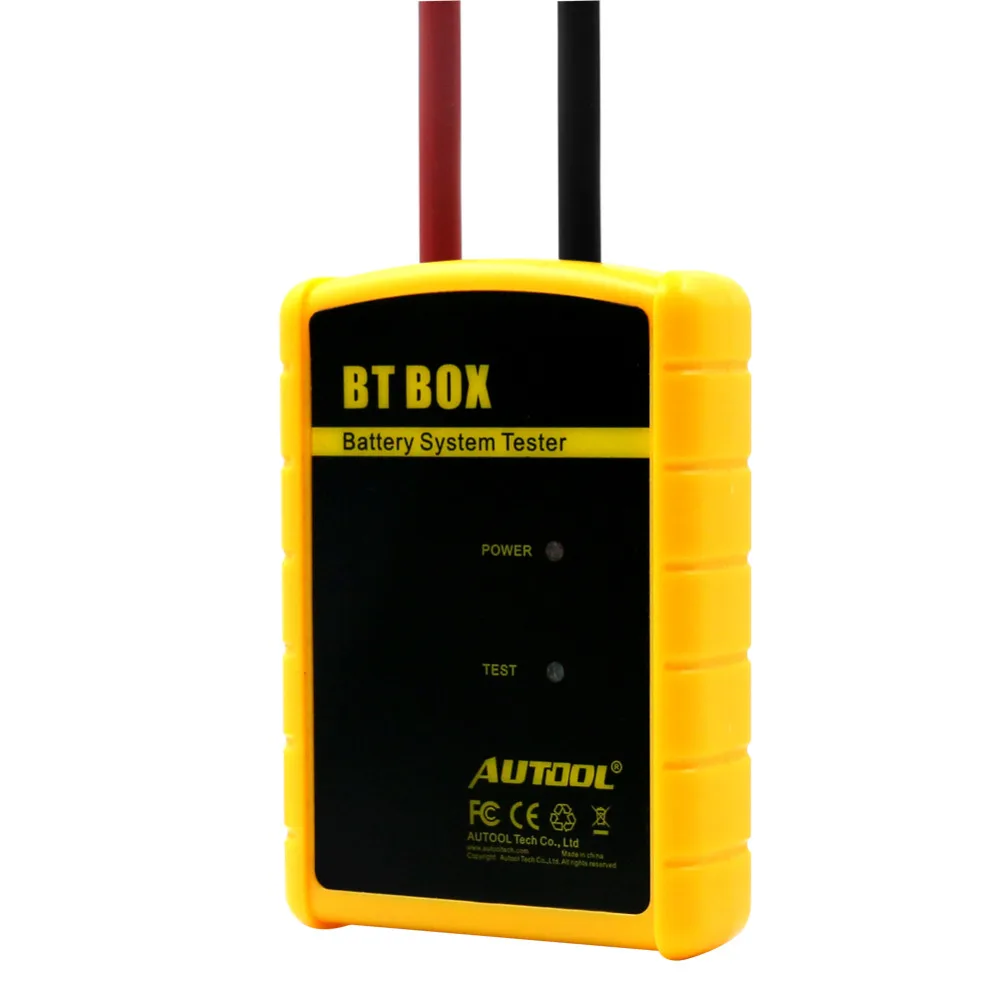AUTOOL BT BOX 12V автомобильный тестер батареи Bluetooth беспроводной Аккумулятор для