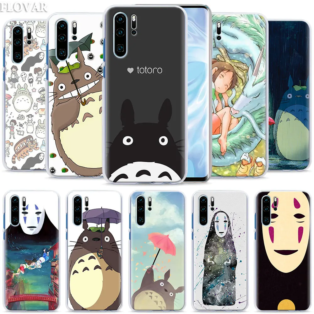 Тоторо Унесенные призраками Ghibli Miyazaki чехол для телефона coque для huawei P30 Pro P10 P20 P30 Lite P8 P9 Lite P Smart Plus чехол