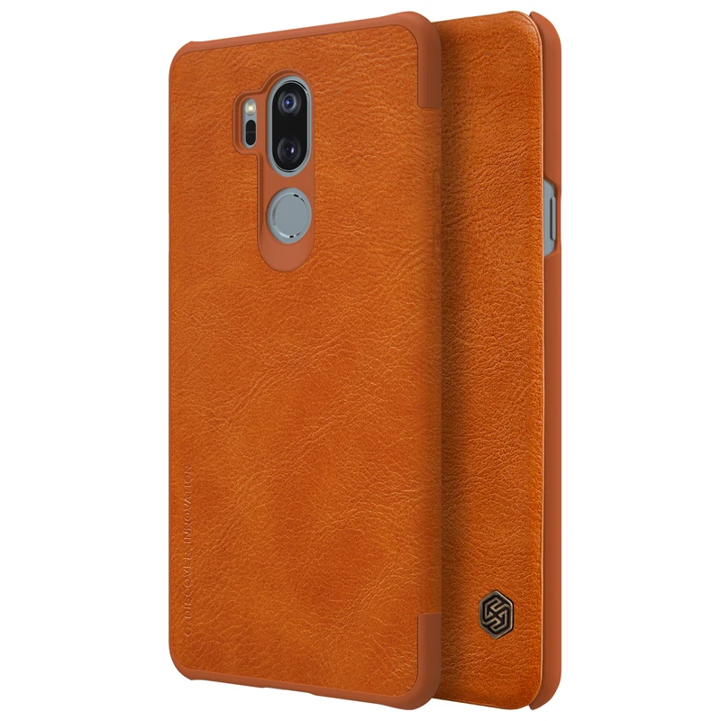 Для LG G7 чехол thinq для LG G7 чехол thinq Nillkin Qin серия из искусственной кожи флип-чехол 6,1''