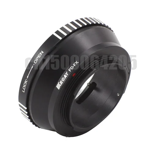 

KECAY FD-FX алюминиевый сплав для Can & n FD Крепление объектива адаптер кольцо для Fujifilm FX X крепление X F фотокамера-черный + серебряный