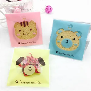 100 шт., пластиковые пакеты для печенья, 10 х10 см