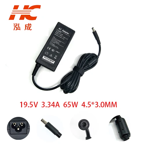 65W 19 5 V 3.34A DC: 4 5*3 0mm PA-12 Family MGJN9 LA65NS2-01 адаптер питания для ноутбука Dell XPS 18 1810