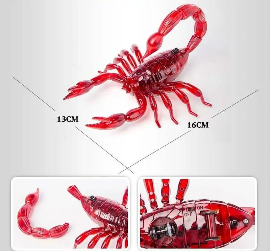 RC электрический Скорпион с дистанционным управлением умная модель животных