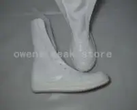 Белый Owen Seak/Женская обувь; ботинки с высоким берцем; роскошные кроссовки из натуральной кожи; повседневные кроссовки на плоской подошве со шнуровкой и молнией; Цвет черный, белый - Цвет: Белый