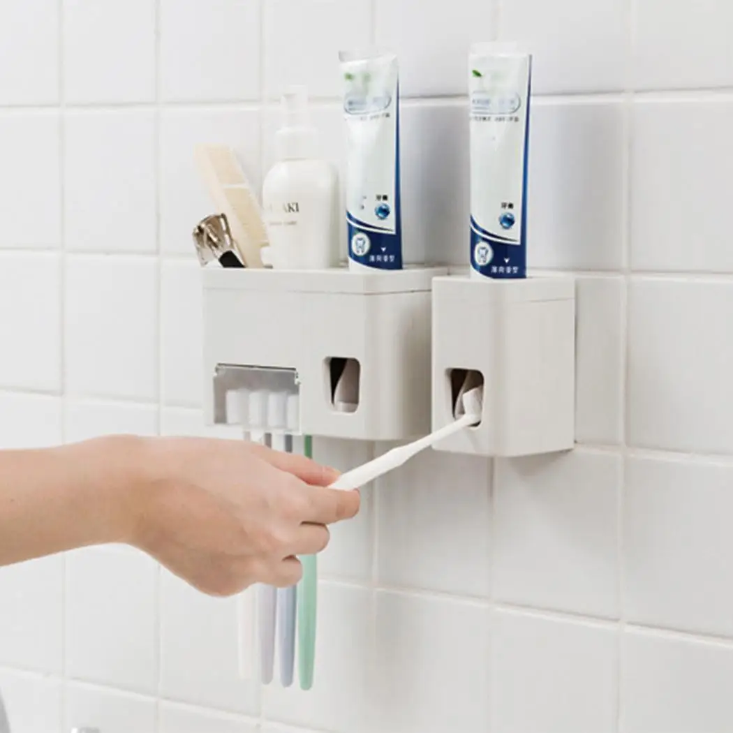 Практичная настенная Съемная зубная паста соковыжималка щетка автоматический