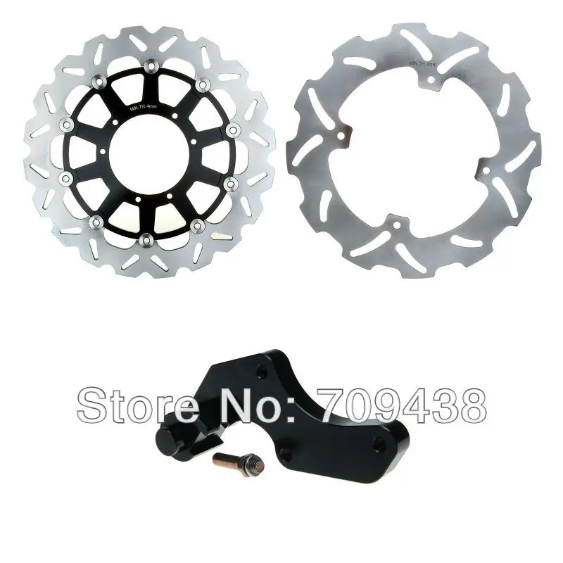 Сверхразмерные 320 передние задние тормозные барабаны и адаптер кронштейн для HONDA