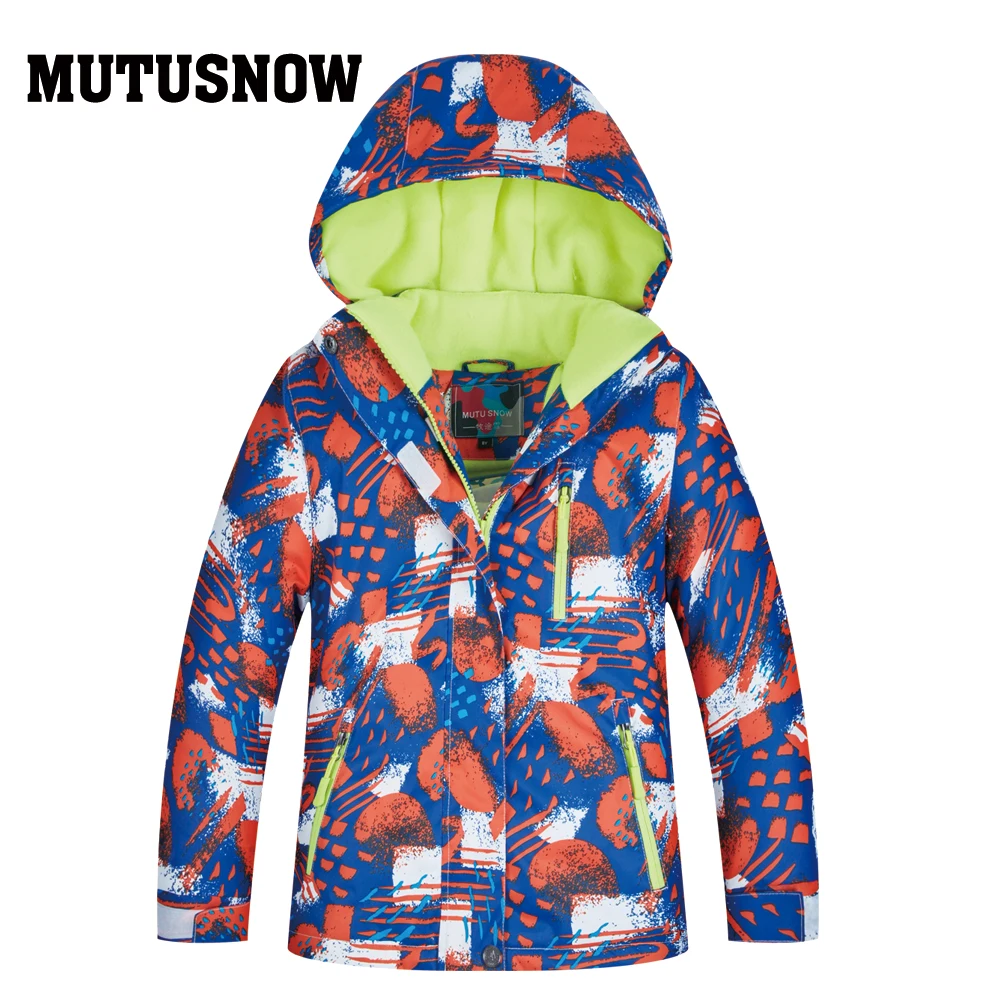 MUTUSNOW 2020 новая лыжная куртка детская Водонепроницаемая дышащая теплая зимняя