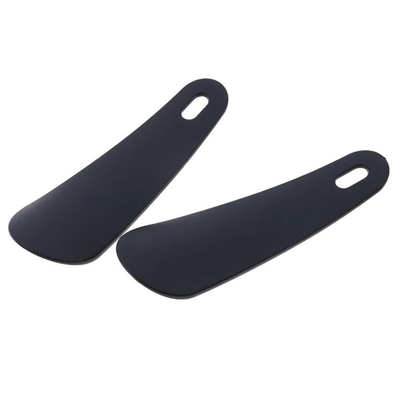 2 шт. 11 см ложка Shoehorn ручка Shoehorn обувной подъемник инструмент профессиональная черная пластиковая ложка для обуви