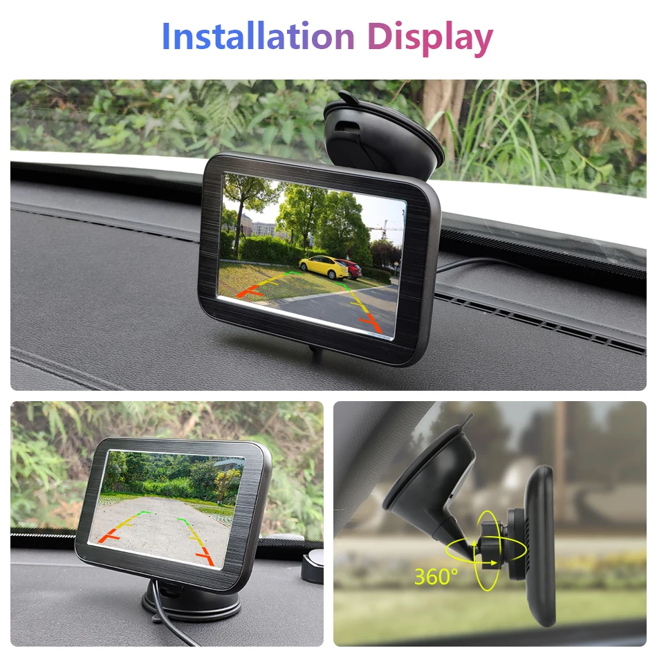 5 дюймов TFT lcd HD цифровой беспроводной автомобильный монитор дисплей камера s Обратная камера парковочная система для автомобиля заднего вида Мониторы NTSC PAL