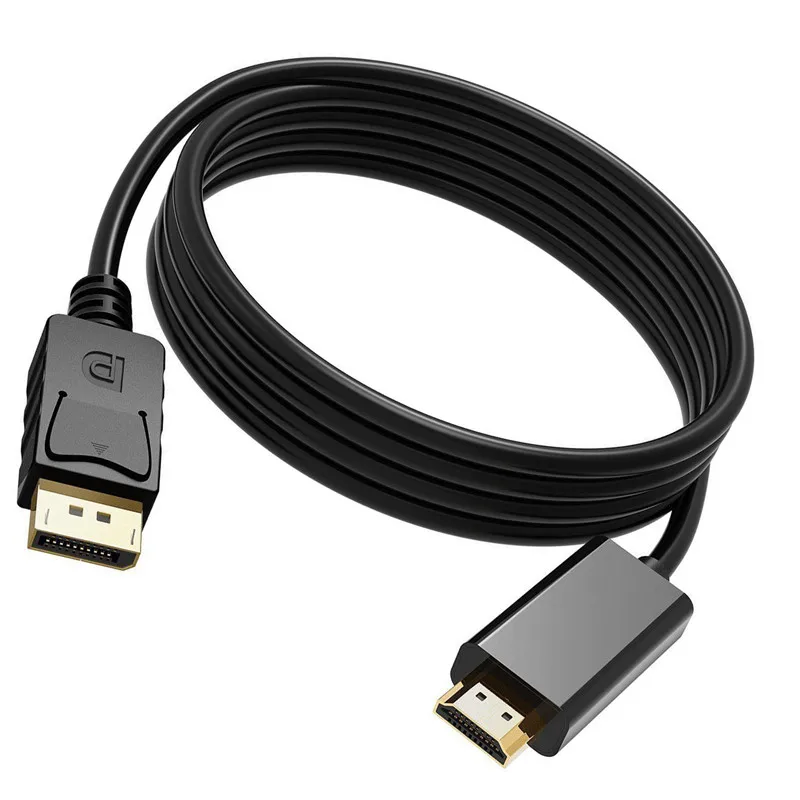 SOONHUA адаптер 1 8 м DP к HDMI кабелю 1080P HD Displayport с Крепежный крюк поддержка True DTSHD шнур