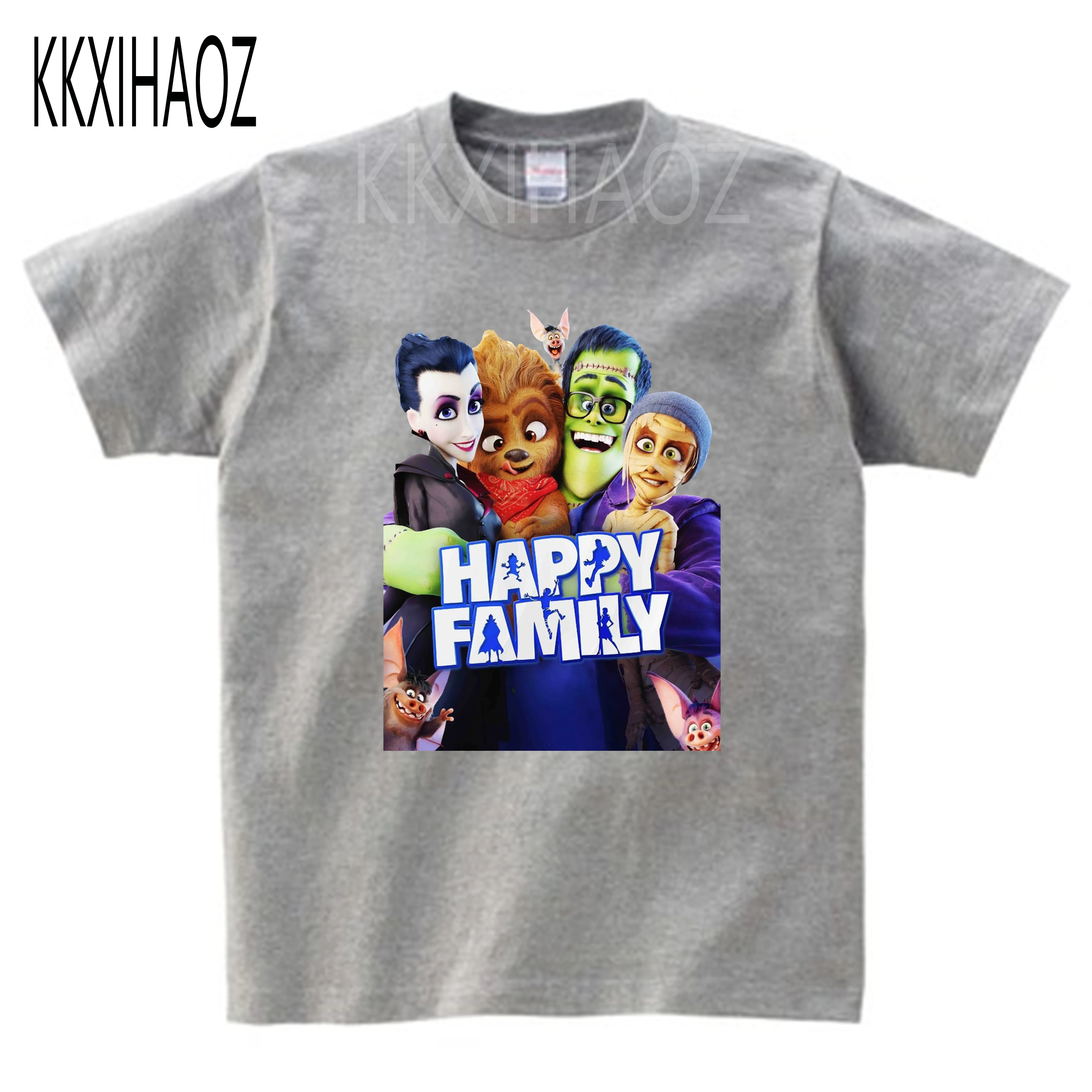 

Newest Monster Family t-shirt short sleeve digital printing Casual t shirt kids movie summer boy and girl tee motion tshirt MJ