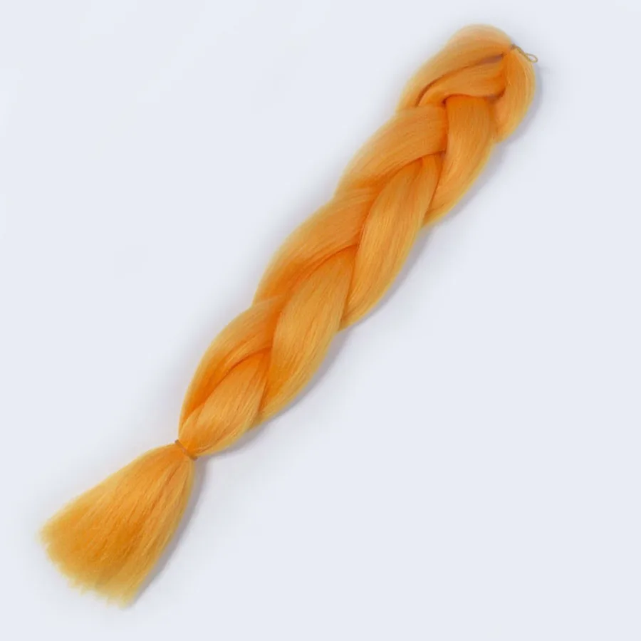 Розовый VERVES 5 шт./лот синтетические двухцветные высокотемпературные волокна Омбре плетение волос 24 дюймов Крупногабаритные косички для наращивания волос - Цвет: Розовый