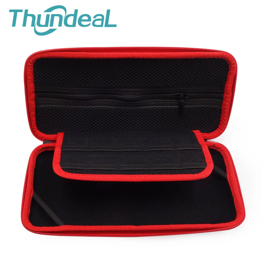 Водонепроницаемый чехол сумка для Nintendo Switch защитный из закаленного стекла с