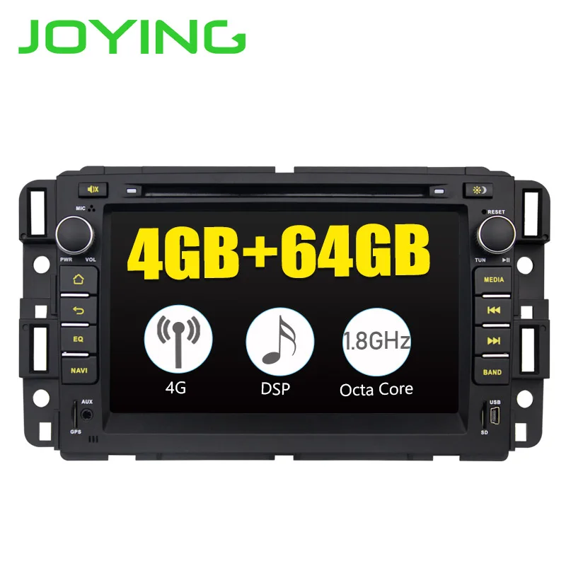 JOYING 4G + 64G android 8 1 Восьмиядерный автомобильный стерео Автомагнитола для Chevrolet Traverse