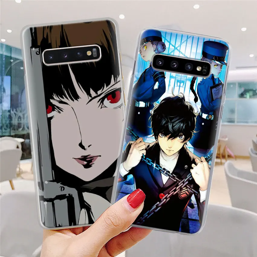 P5 P Persona 5 чехол для телефона для samsung Galaxy S10e S10 плюс S7 S8 S9 Plus, Note 8, 9, 10, плюс S10 5G M20 M30 жесткий чехол Coque