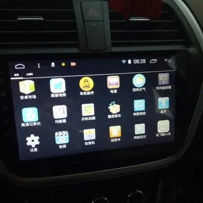 2 DIN Автомобильный Android Радио мультимедийный плеер для Suzuki SX4 2006-2013 четырехъядерный " 1024*600 Bluetooth 2 Din автомобильный DVD gps навигация