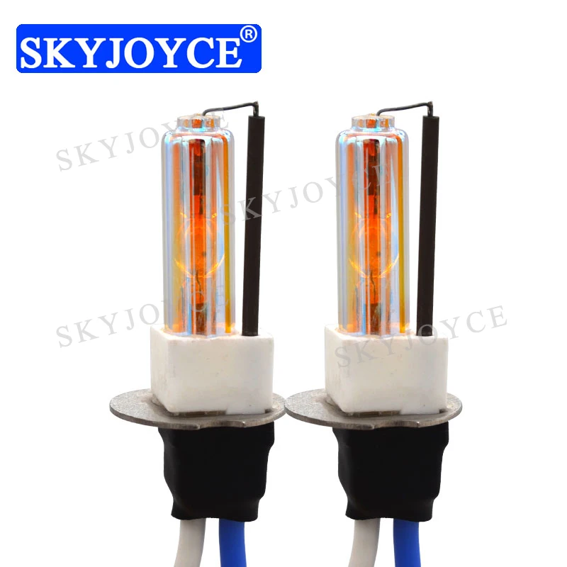 Лампа H3C для автомобильных фар SKYJOYCE 1 пара 12 В 35 Вт 55 керамика HID 3000K желтый 4300K 6000K