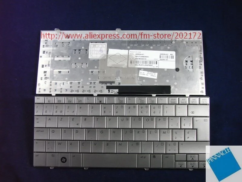 

Brand New Silver Laptop Notebook Keyboard 482280-181 482280-A41 6037B0028415 For HP Compaq 2140 2133 (Belgium)