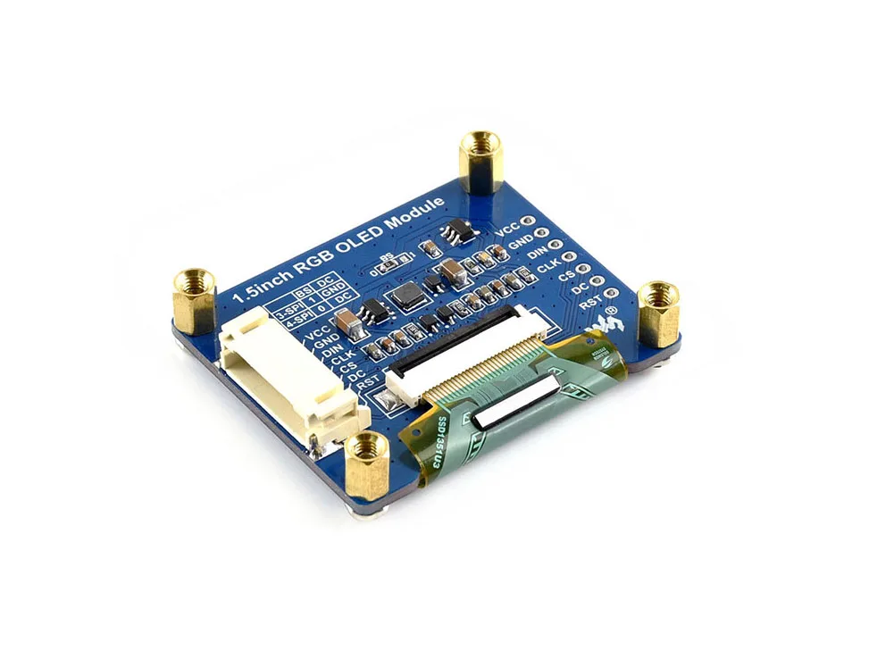 1 5 дюймовый дисплейный модуль OLED RGB 128x128 16 битный интерфейс SPI небольшой экран