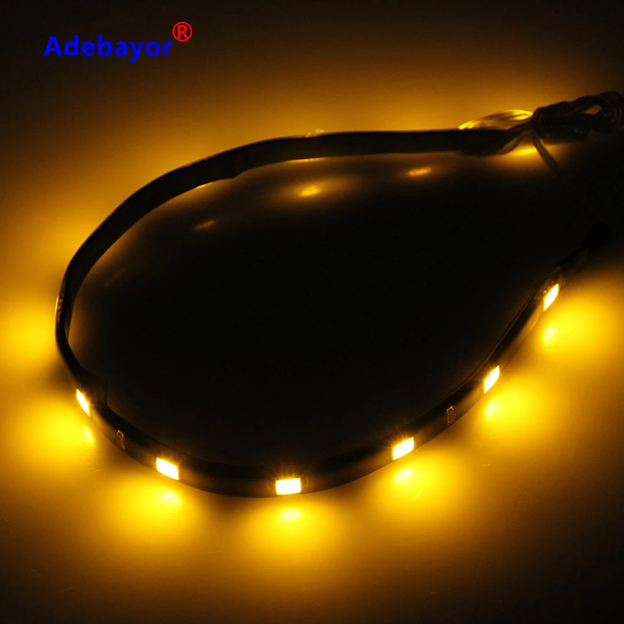 Новинка 4 шт./лот 30 см водонепроницаемый свет 5050 12 SMD высокая мощность Гибкие