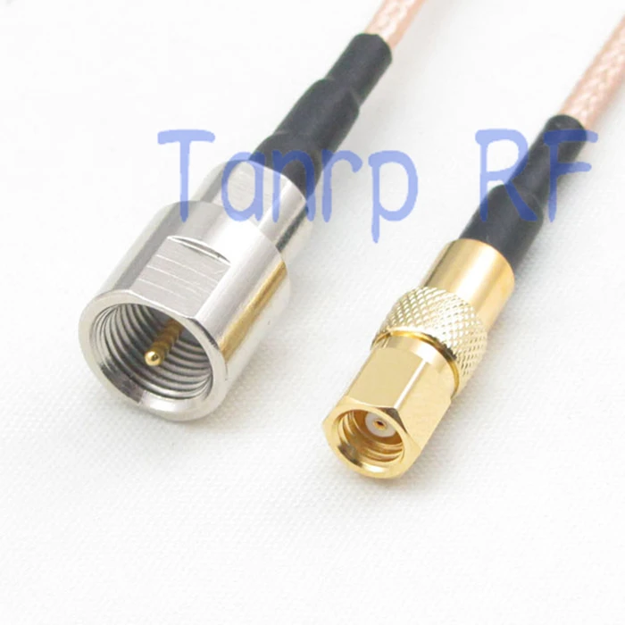 

6in SMC male plug to FME male plug RF adapter connector 15CM Pigtail coaxial jumper extension cord cable RG316