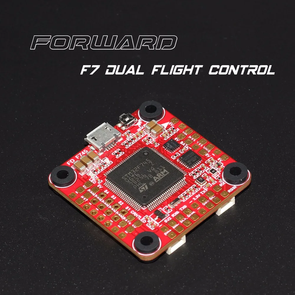 

HGRLC передний F7 V2 двойной гироскоп 3-6S Контроллер полета STM32F745 OSD w/5V/3A 8V/1.5A BEC 10,2G 30,5x30,5 мм для радиоуправляемого дрона квадрокоптера