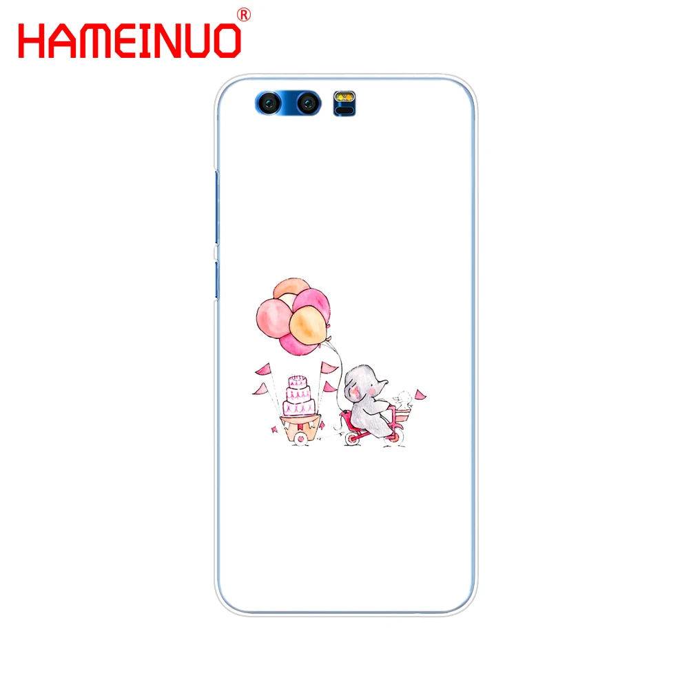 HAMEINUO Cartoon cute elephant and rabbit Cover phone Case for Huawei Honor 10 V10 4A 5A 6A 7A 6C 6X 7X 8 9 LITE | Мобильные